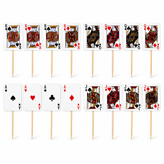 Card Party Casino Tooth Picks - 16PC