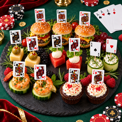 Card Party Casino Tooth Picks - 16PC