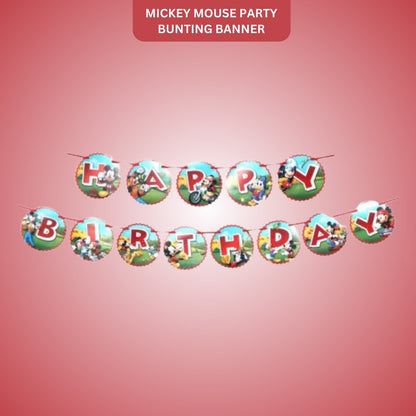 Mickey Party Bunting Banner