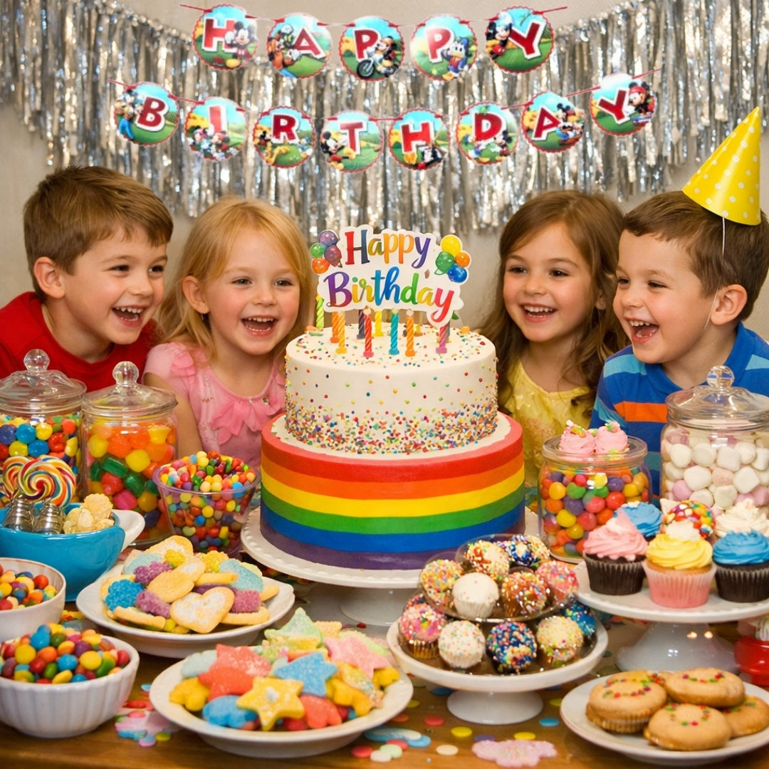 Mickey Party Bunting Banner