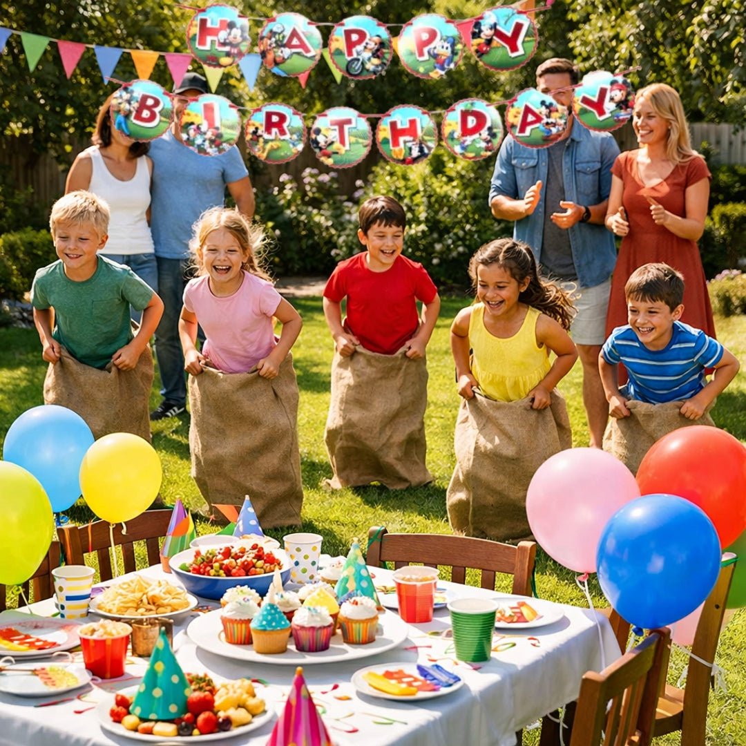 Mickey Party Bunting Banner