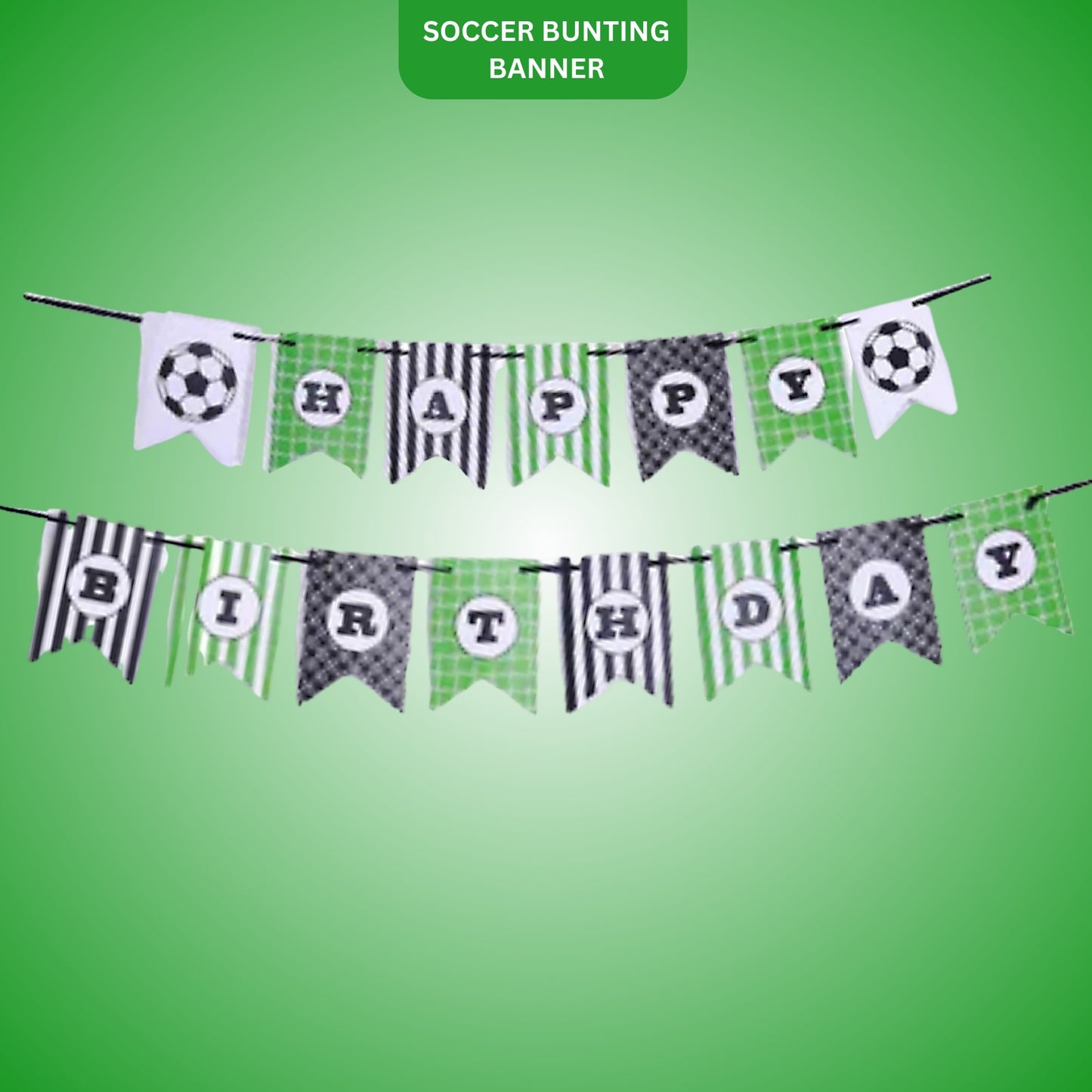 Soccer Bunting Banner