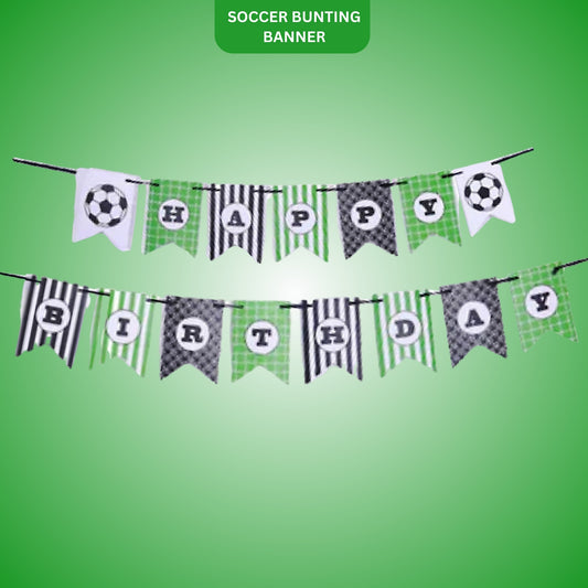 Soccer Bunting Banner