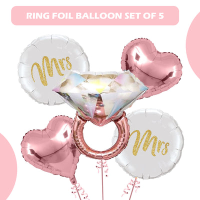 Ring Foil Balloon Set Of 5