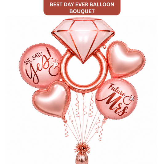 Ring Foil Balloon Set Of 5