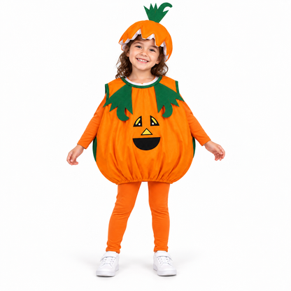 Halloween Pumpkin Costume for Kids | Cute Pumpkin Fancy Dress for Halloween Parties, School Events & Role Play