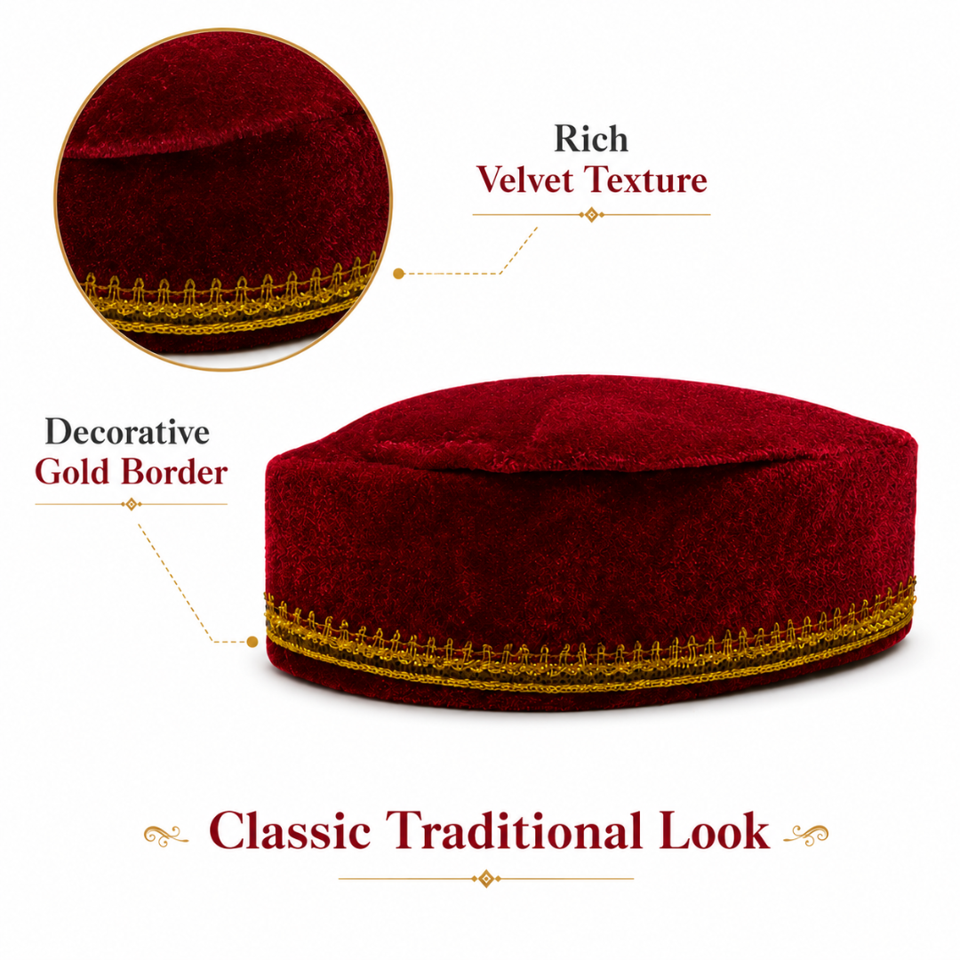 Qawali Hats for Men - Set of 4PC