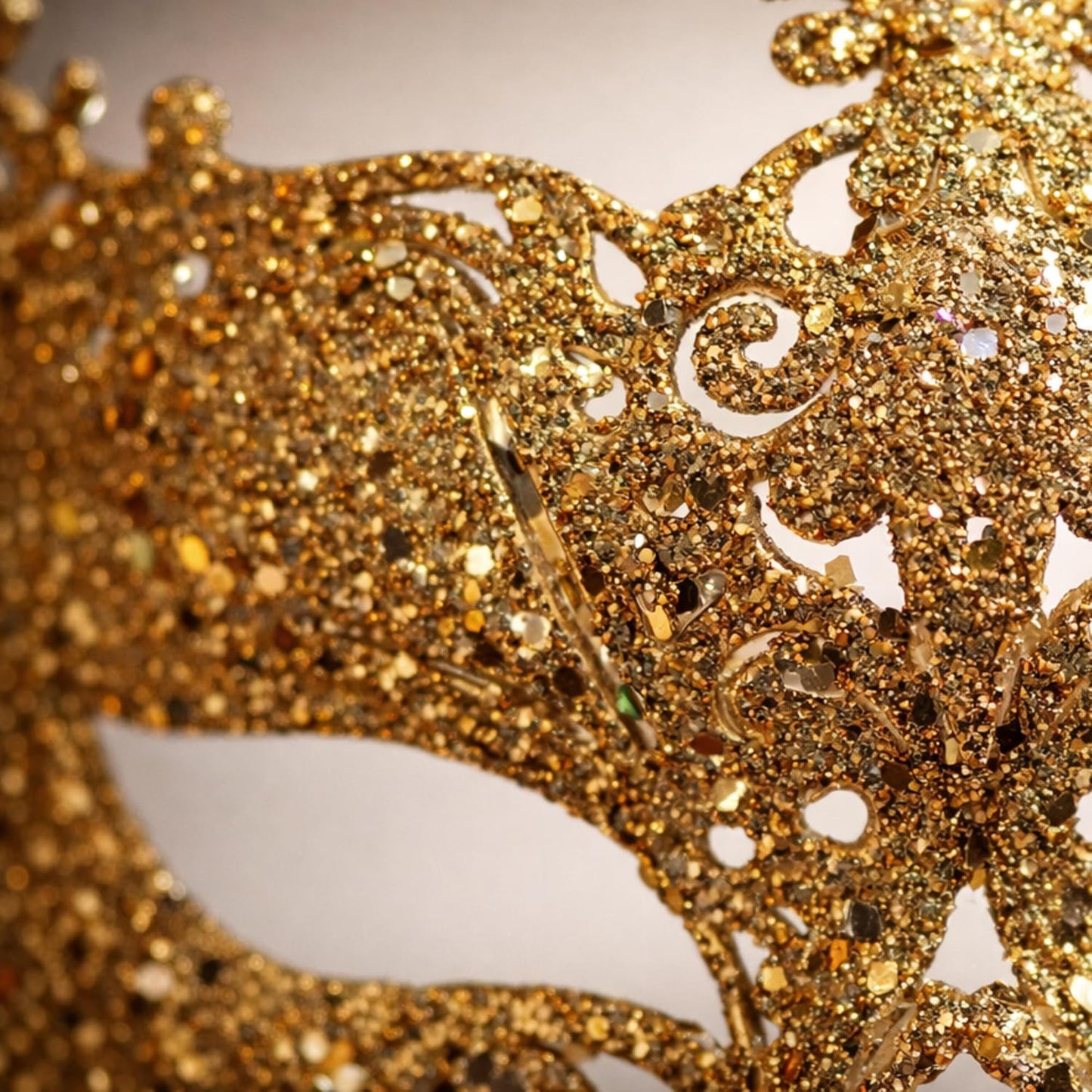 Glitter Fashion Eye Mask Gold - 1PC - Wanna Party - lifestyle