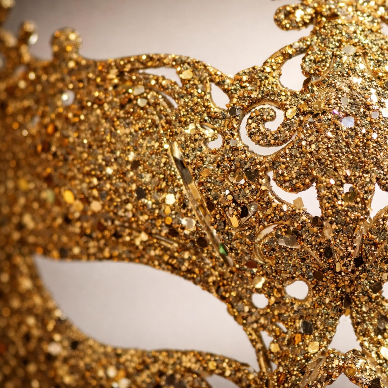 Glitter Fashion Eye Mask Gold - 1PC - Wanna Party - lifestyle