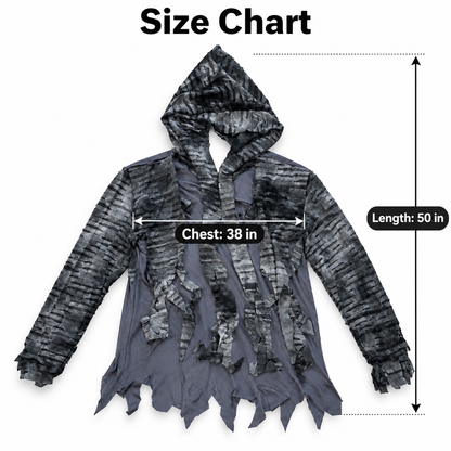 Halloween Ghoul Costume for Adults | Spooky Ghost-Inspired Fancy Dress for Haunted House Parties & Costume Events