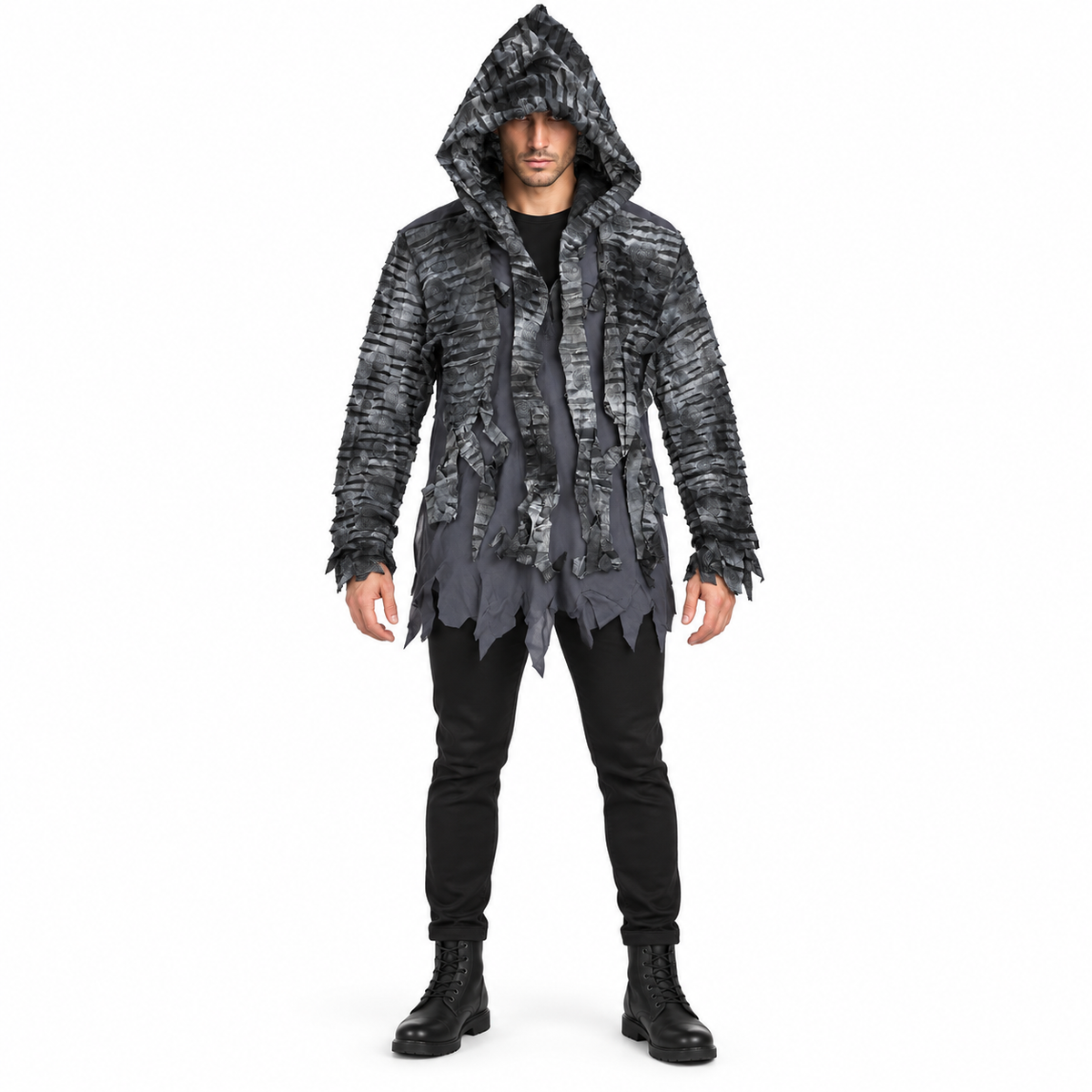 Halloween Ghoul Costume for Adults | Spooky Ghost-Inspired Fancy Dress for Haunted House Parties & Costume Events