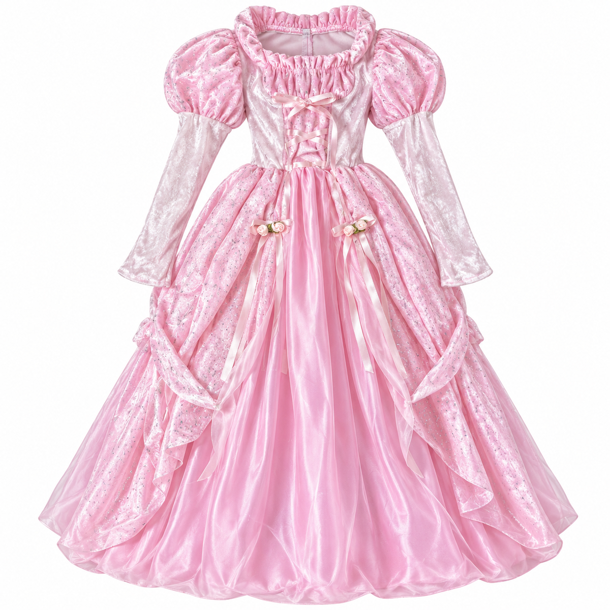 Fairytale Princess Costume for Girls - Size L | Kids Princess Fancy Dress for Age 8 to 10 Years