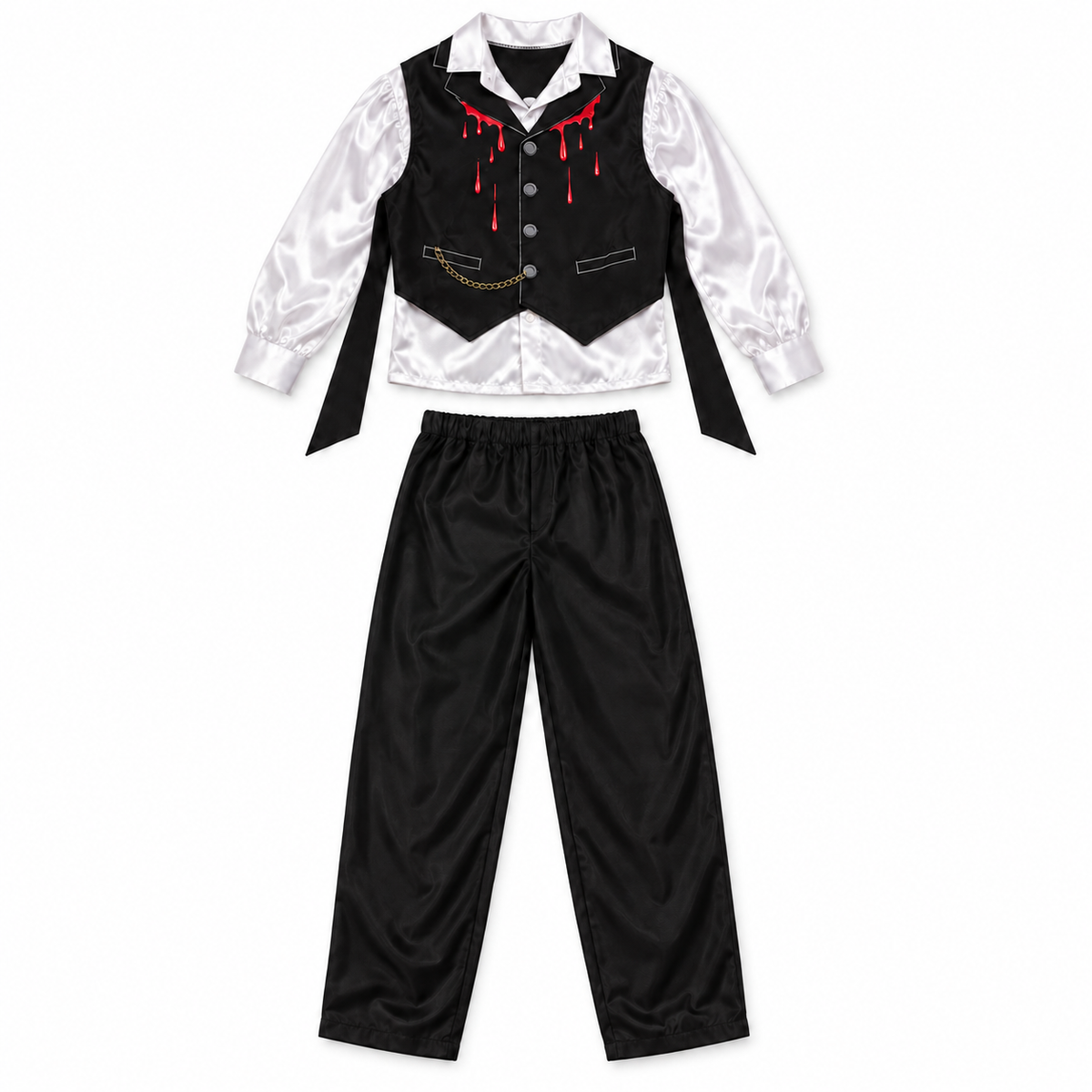 Vampire Costume for Boys - Size M | Kids Halloween Fancy Dress for Age 8 to 10 Years, School Events & Theme Parties