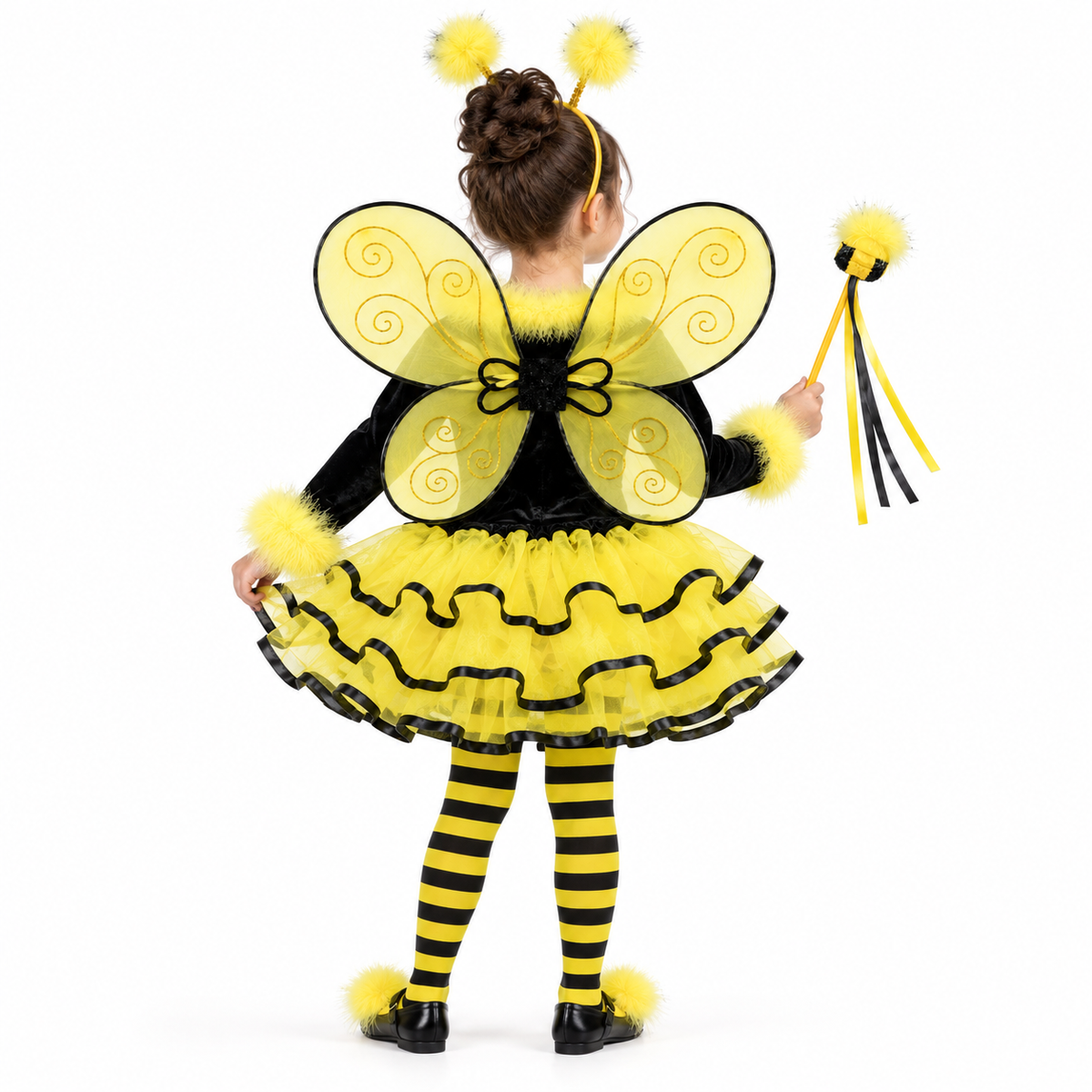 Bumble Bee Costume for Kids – Size S | Cute Bee-Inspired Fancy Dress for School Events, Theme Parties & Role Play