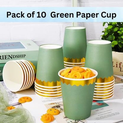 Mint Green Party Tableware Combo with Plates, Tissues, Cups, Spoons and Forks - 64PC - Serves Upto 10 Pax