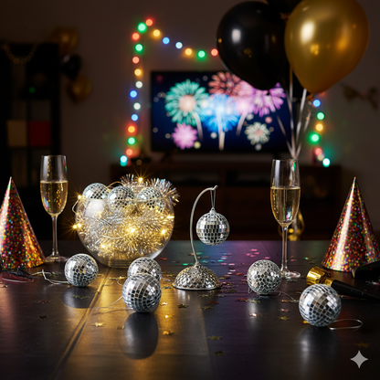 Disco Ball Hangings - 6PC