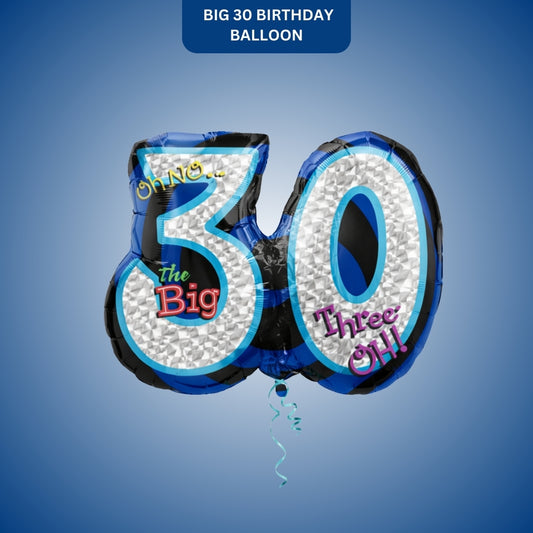 Oh No! The Big 30 Birthday Balloon - 27 inches