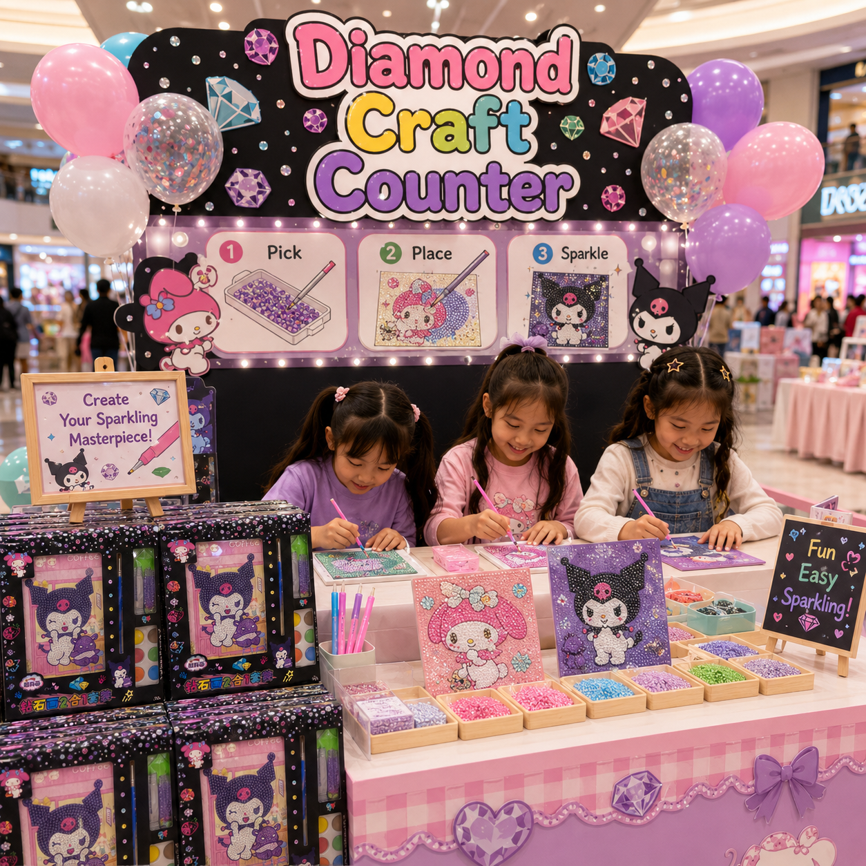 Diamond Craft Counter for Rent