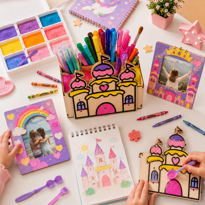 Soft Sand Art Photo Frames / Pen Stand Counter for Rent