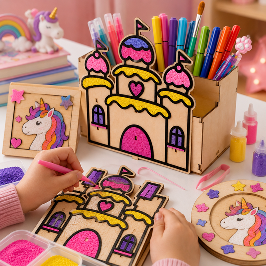 Soft Sand Art Photo Frames / Pen Stand Counter for Rent