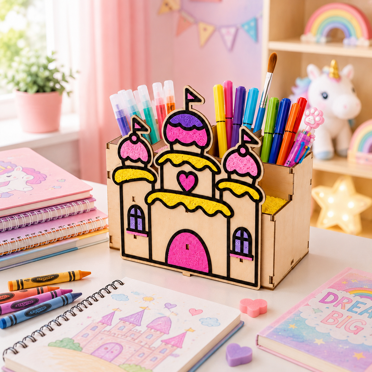 Soft Sand Art Photo Frames / Pen Stand Counter for Rent