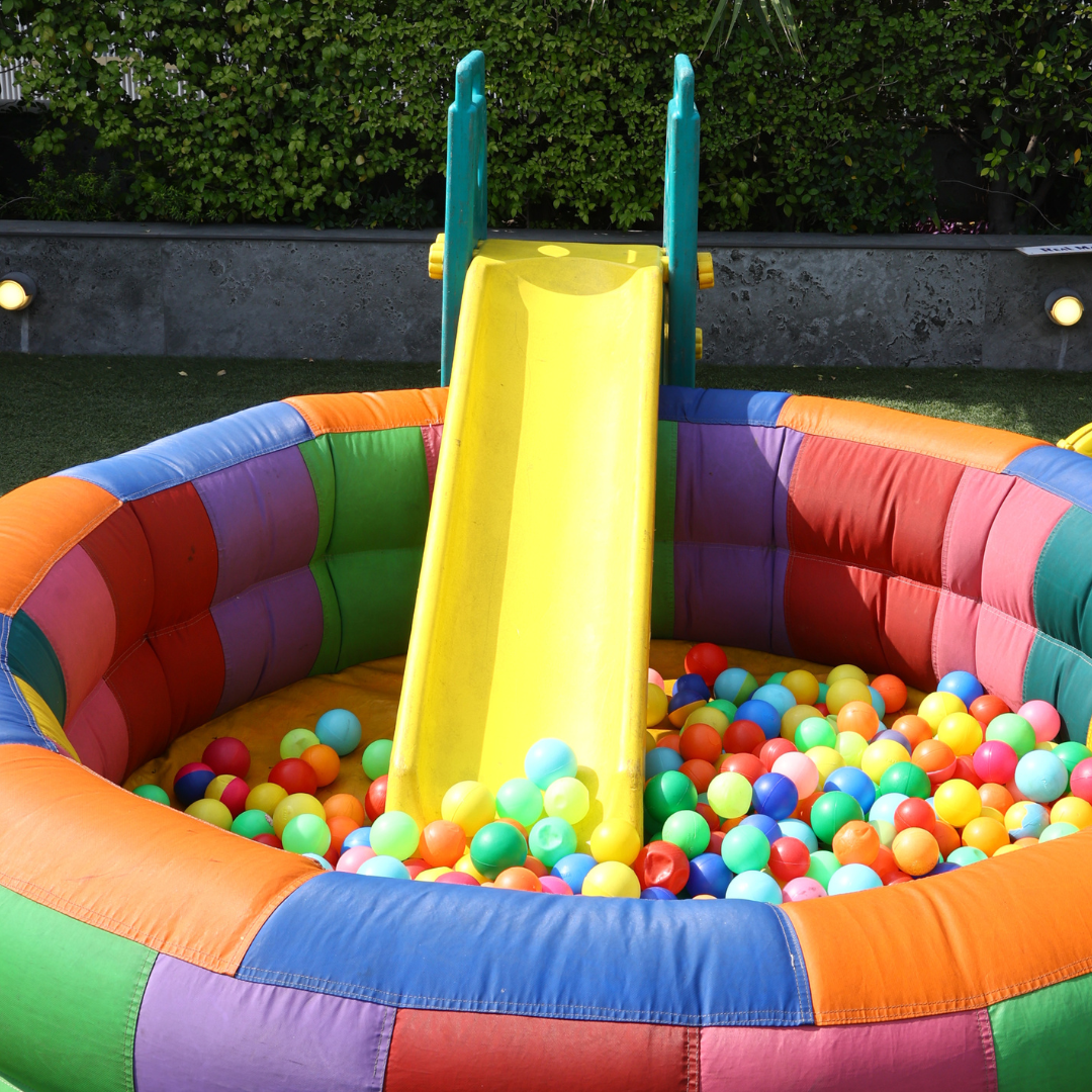 Inflatable Ball Pool with Slide for Kids for Rent