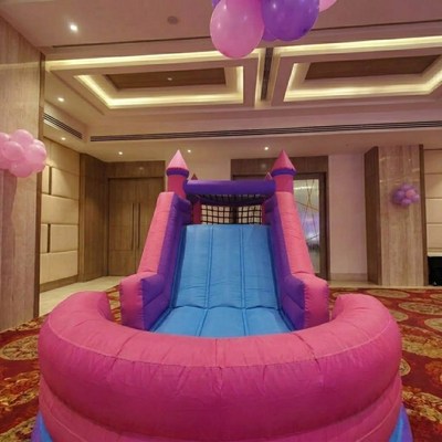 Castle Bouncy Pink & Purple for Kids for Rent