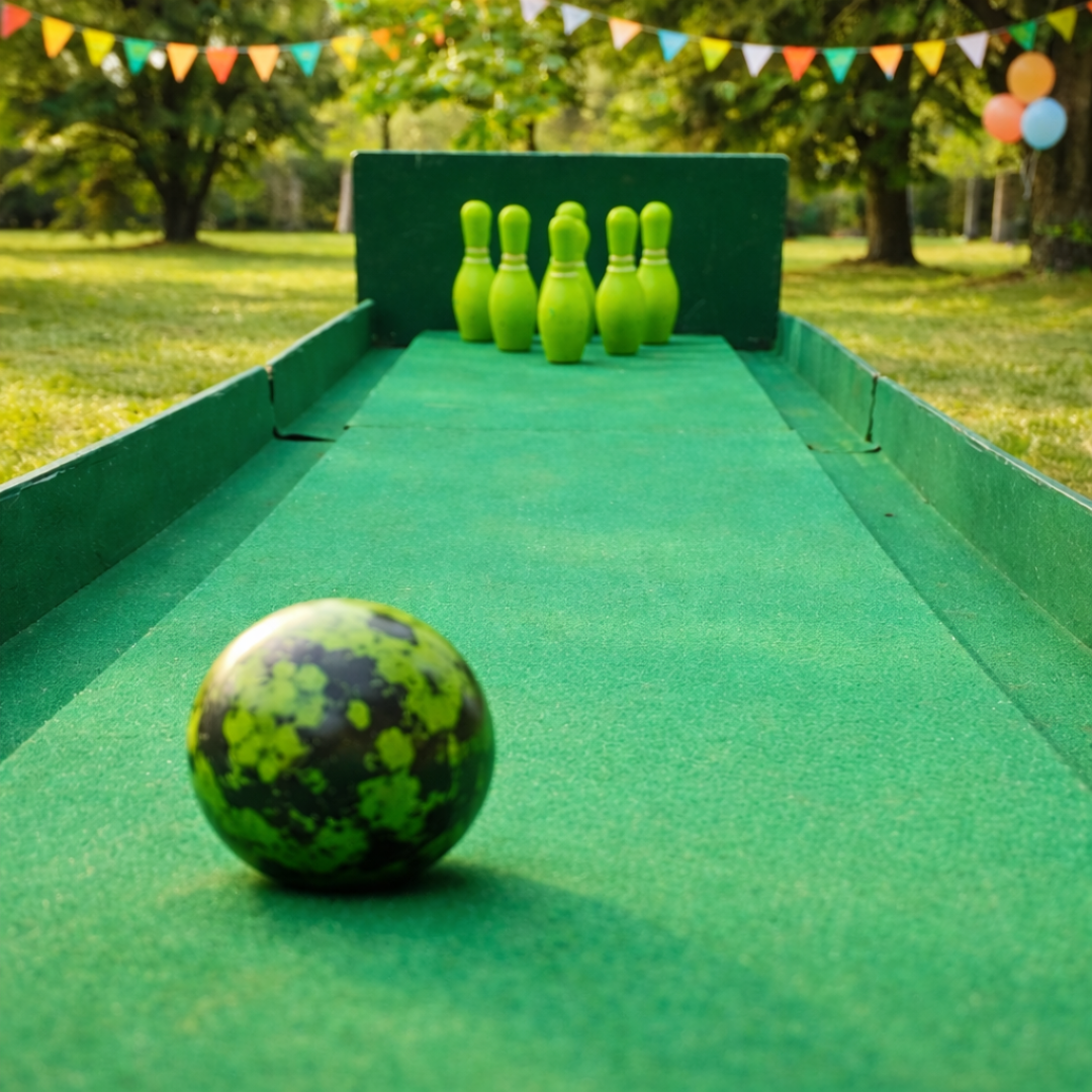 Wooden Bowling Alley for Rent