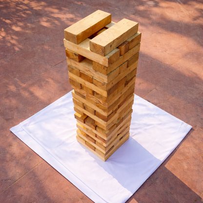 Giant Jenga Game for Mehendi or Birthday Party for Rent