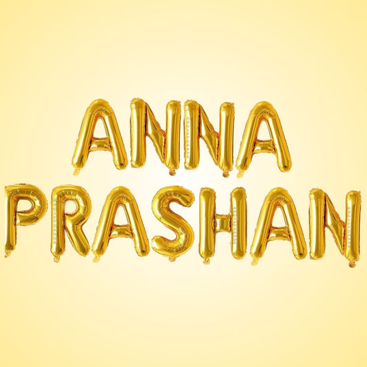 Anna Prashan Balloon Banner Set - Air Filled - 11PC