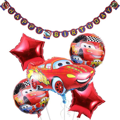 Car Theme Balloons Set of 5