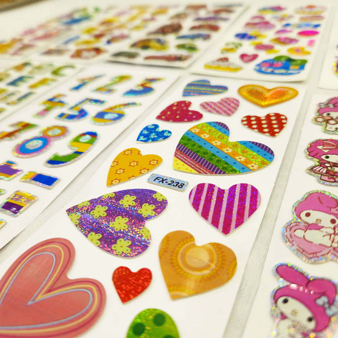 3D Puffy PVC Stickers 20 Sheets - Cute Return Gift Favors | Wanna Party - Image 3