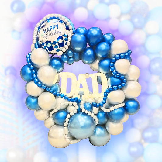 Happy Birthday D-A-D Letter Ballon Bouquet