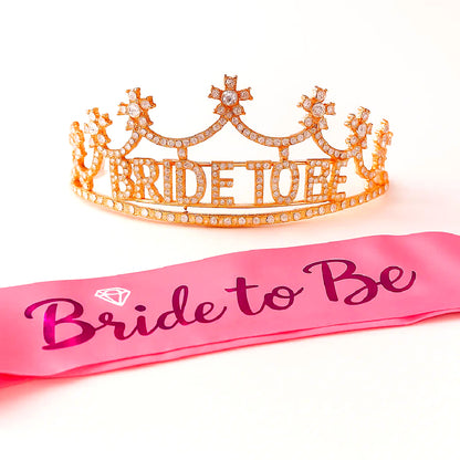 Bride To Be Tiara & Sash Combo - 1PC