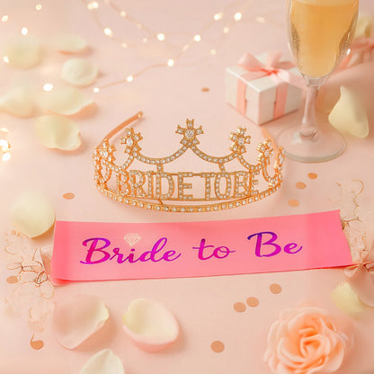 Bride To Be Tiara & Sash Combo - 1PC