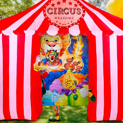 Circus Theme Photo Cutout Hanging for Photo Prop - 1 PC