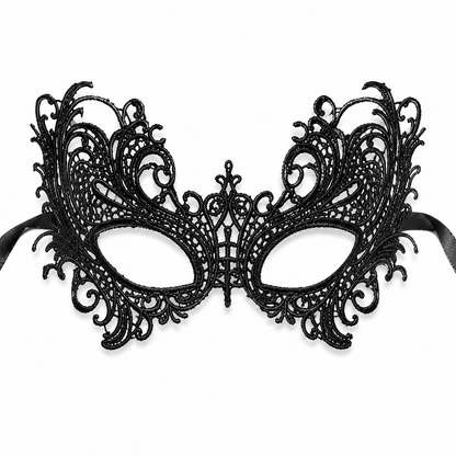 Masquerade Wild Butterfly Black Wired Eye Masks - 1PC - Wanna Party - front