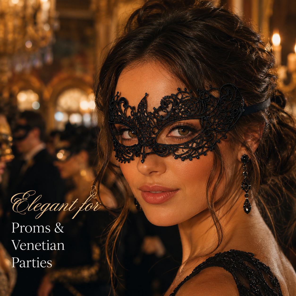 Masquerade Venetian Style Theater Masquerade Mask for Men and Wom... - Wanna Party - decor