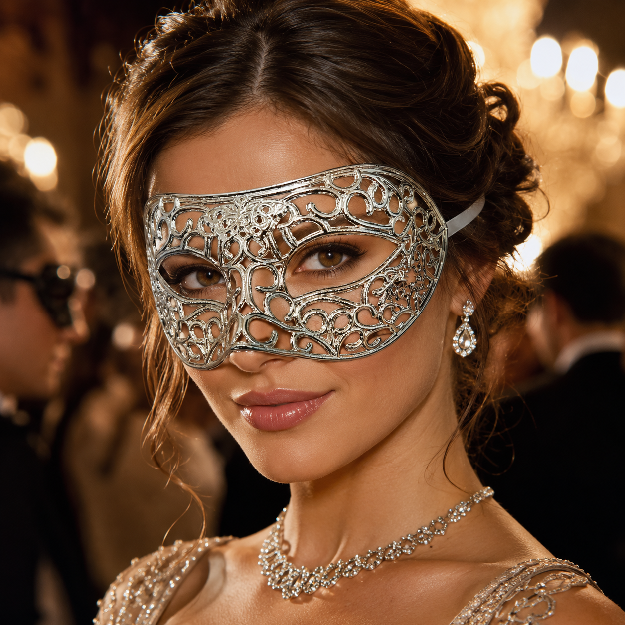 Masquerade Venetian Style Mask - Unisex
