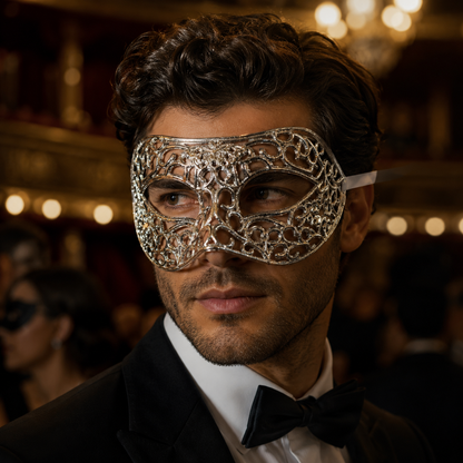 Masquerade Venetian Style Mask - Unisex