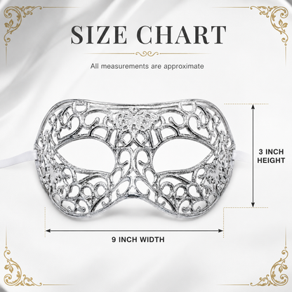 Masquerade Venetian Style Mask - Unisex
