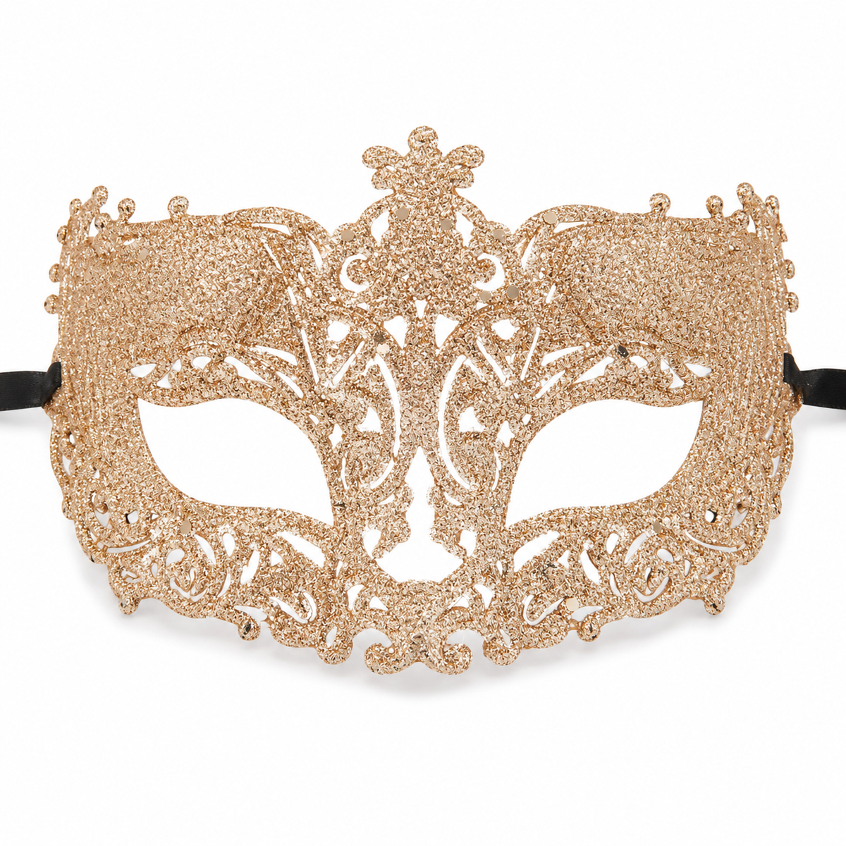 Glitter Fashion Eye Mask Rose Gold - 1PC