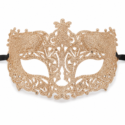 Glitter Fashion Eye Mask Rose Gold - 1PC