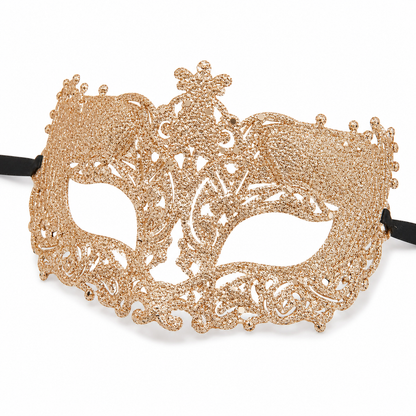Glitter Fashion Eye Mask Rose Gold - 1PC