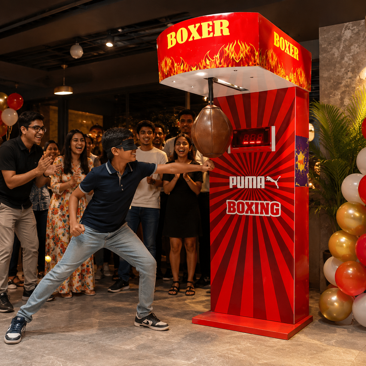 Boxing Punch Machine on Rent