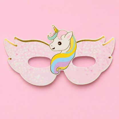 Unicorn Theme Paper Eye Mask - 6 PC