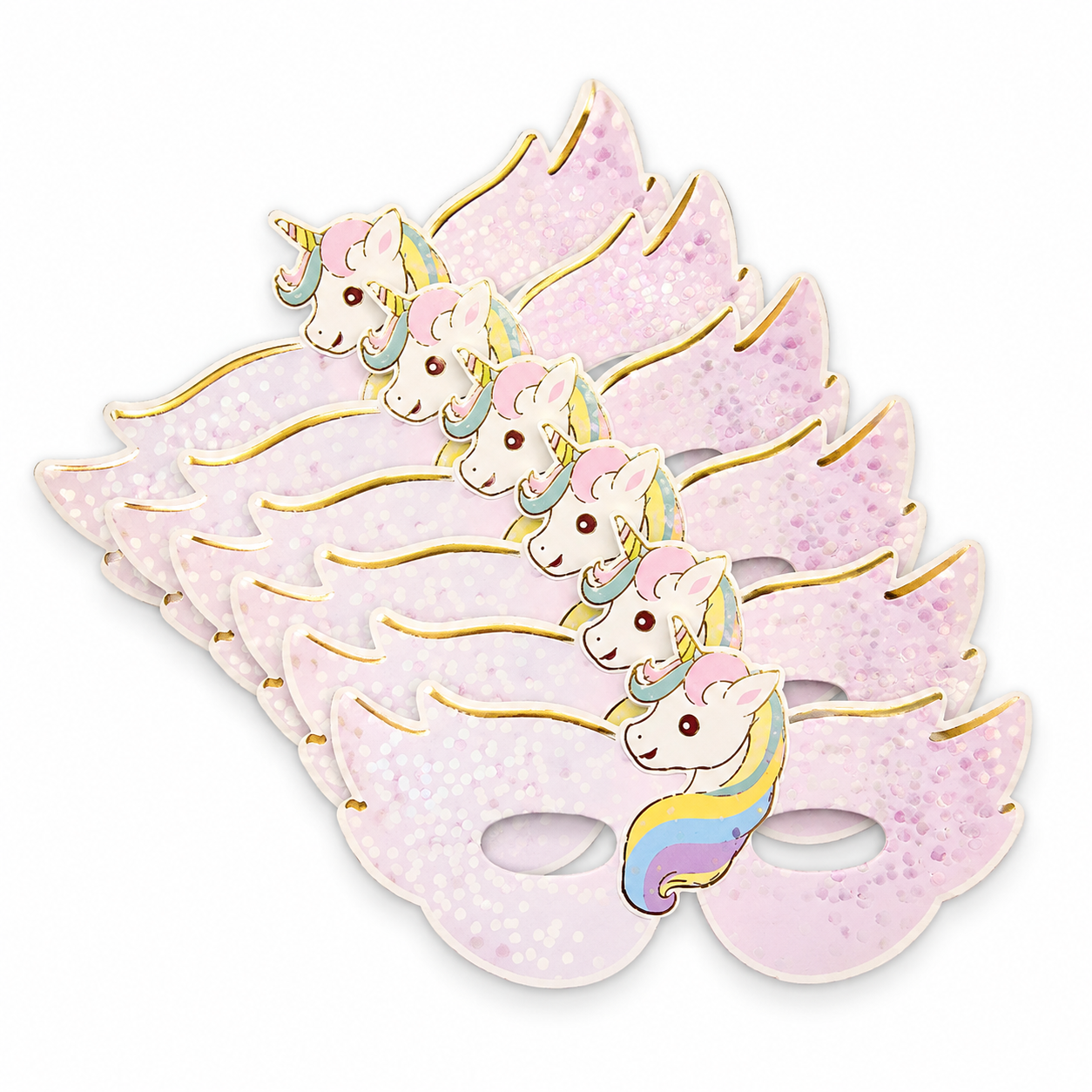 Unicorn Theme Paper Eye Mask - 6 PC