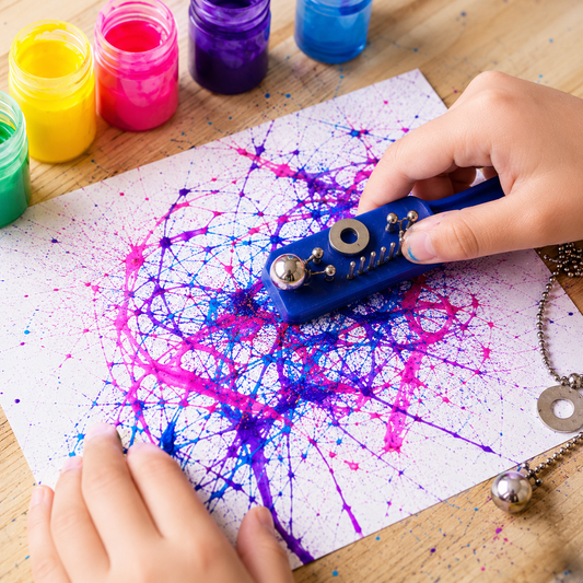 Spin art on paper for Rent