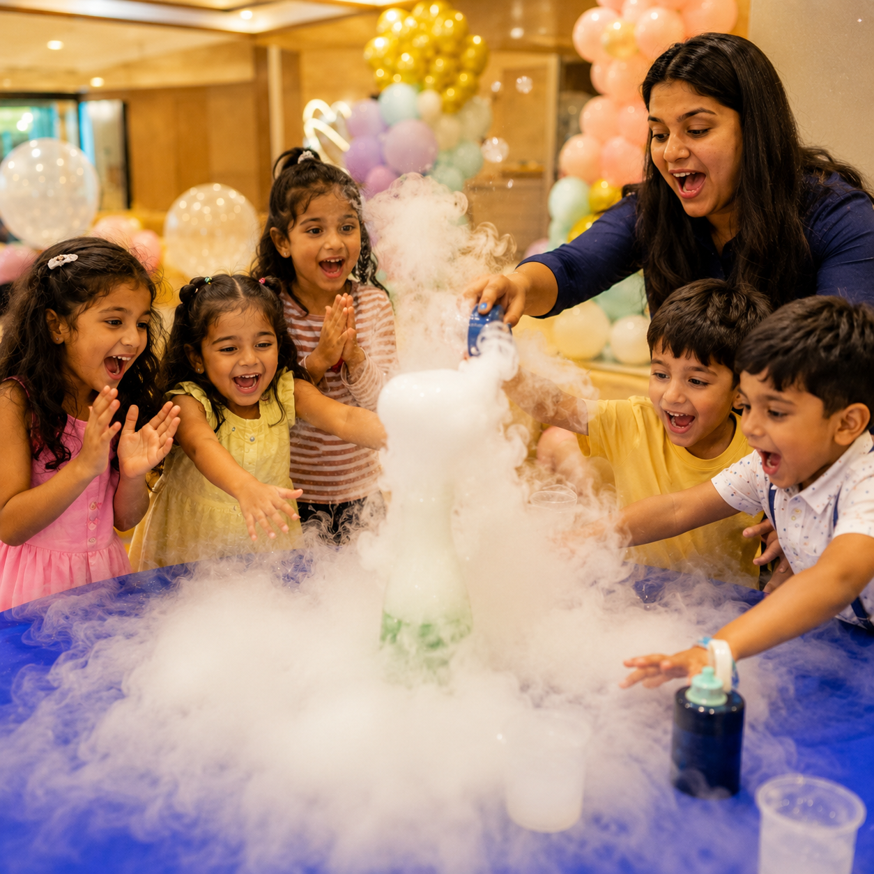 Dry Ice Science show for Rent