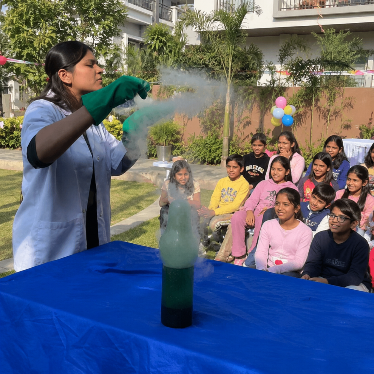 Liquid Nitrogen Science show for Rent